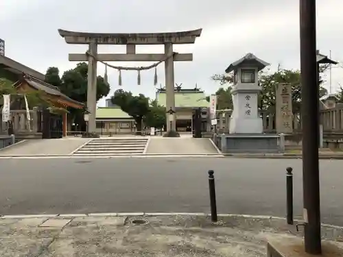 難波大社　生國魂神社の鳥居