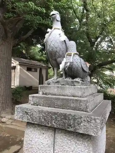 大谷場氷川神社の狛犬