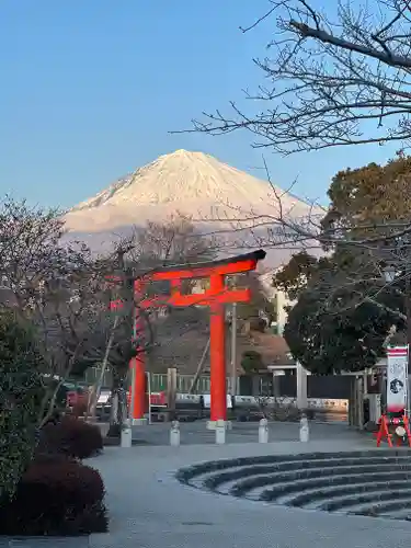 富士山本宮浅間大社の景色