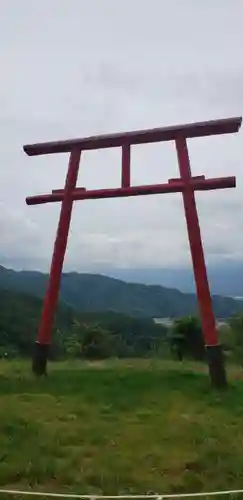 河口浅間神社の鳥居