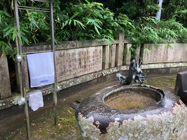 山王神社の手水舎