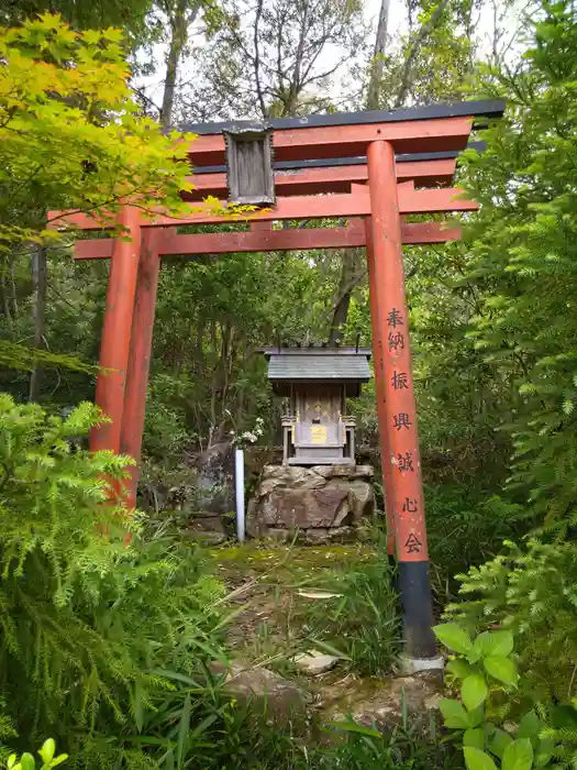 中山寺奥之院の鳥居