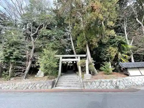 神明神社の鳥居