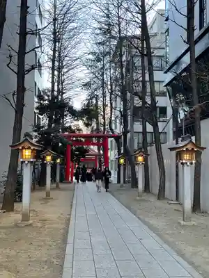 花園神社の鳥居