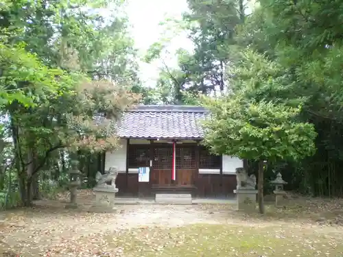 森市神社（村屋坐彌冨都比賣神社摂社）の本殿