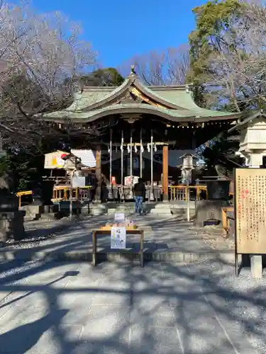 鎮守氷川神社の本殿