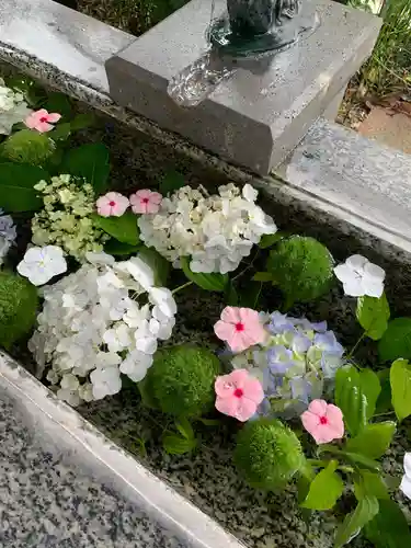 祖母井神社の手水舎