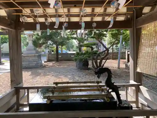 江南神社の手水舎