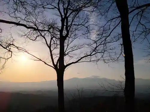 木幡山隠津島神社(二本松市)の景色