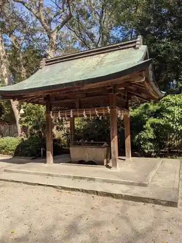 津八幡宮の手水舎