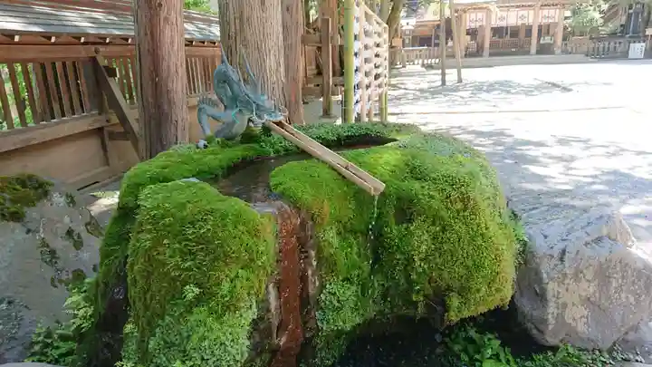 諏訪大社の手水舎