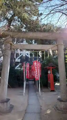 松先稲荷神社の鳥居