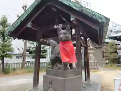 千束稲荷神社の狛犬