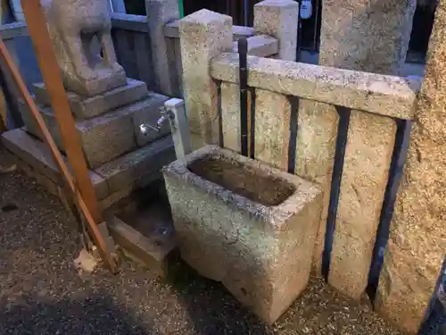 須牟地曽根神社の手水