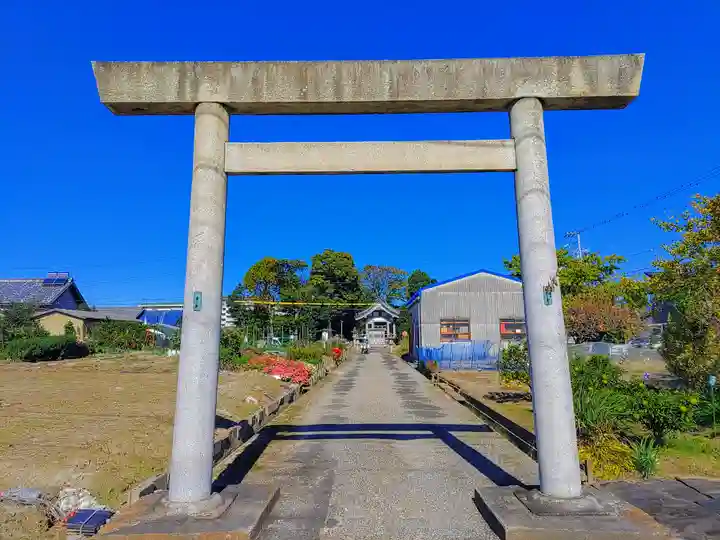 八幡社(天池東町)の鳥居