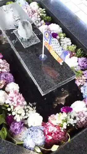 新琴似神社の手水舎