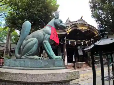 豊川稲荷東京別院の狛犬