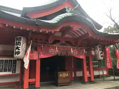 大學稲荷神社の本殿・本堂