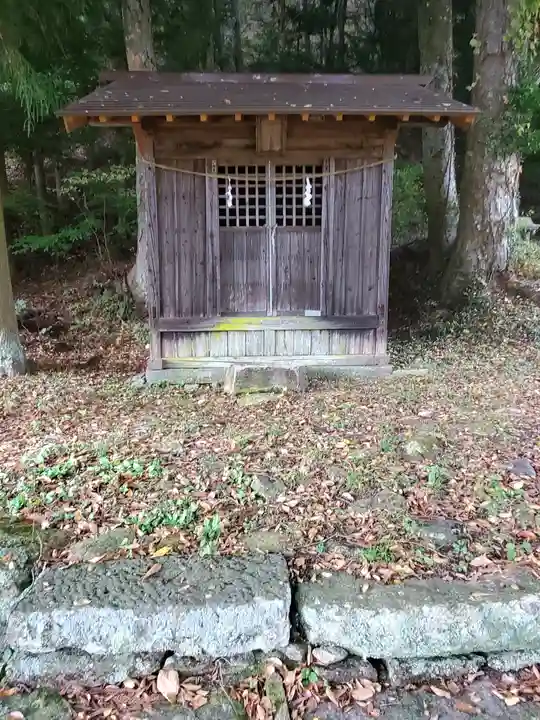 安智羅神社(松尾古城跡)の本殿・本堂