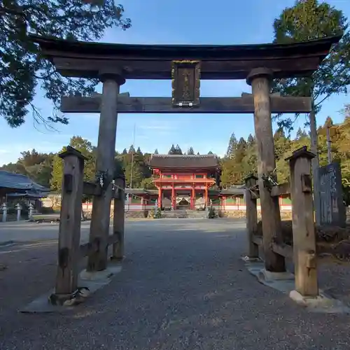 大鳥神社の鳥居