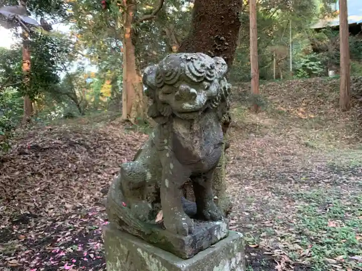 菅生神社の狛犬