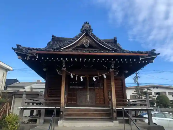 諏訪社の本殿・本堂