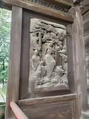 伊与久雷電神社の芸術