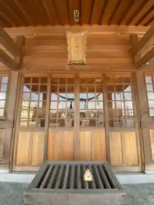 諏訪神社の本殿・本堂