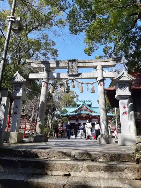 多摩川浅間神社の鳥居