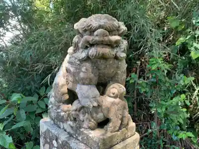男金神社の狛犬