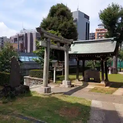 西向天神社の鳥居