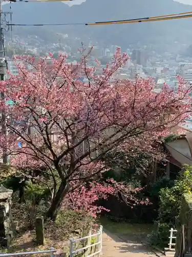 西山神社の自然