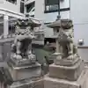 白金氷川神社の狛犬