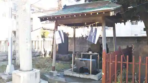柳原稲荷神社の手水舎