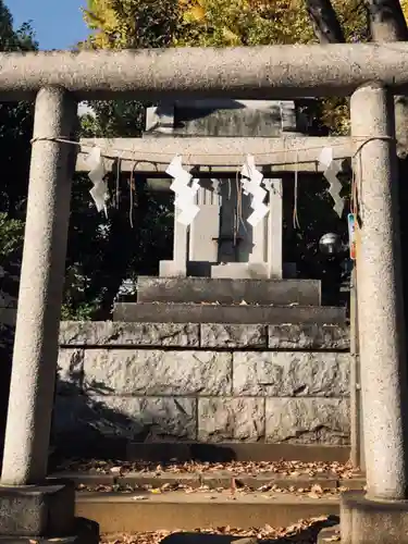 鳩森八幡神社の鳥居