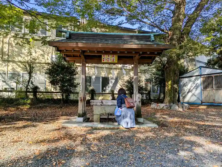 濱名惣社神明宮の手水舎