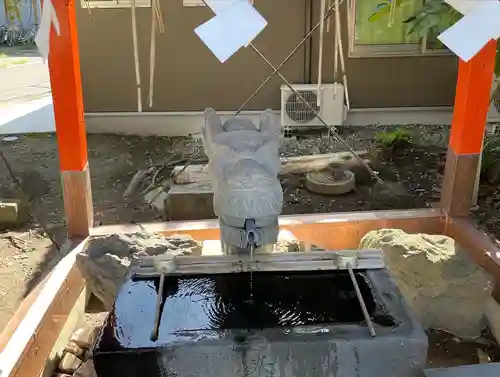 龍ケ崎八坂神社の手水舎