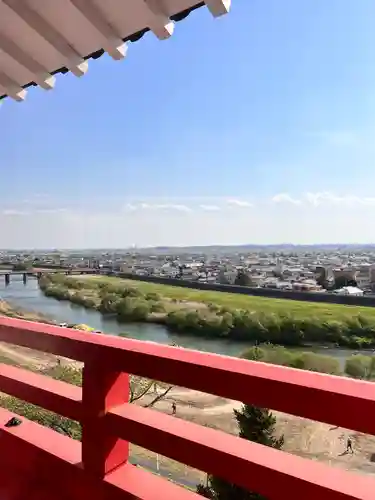 涌谷神社の景色