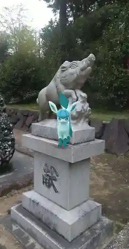 和氣神社（和気神社）の狛犬