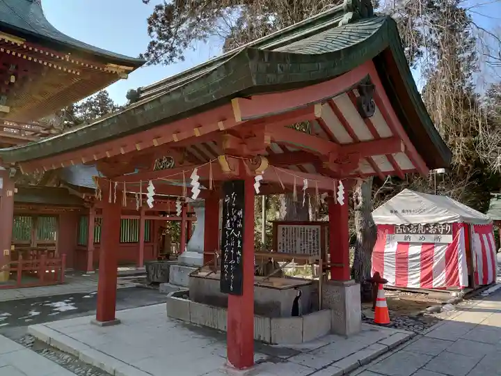 志波彦神社・鹽竈神社の手水舎