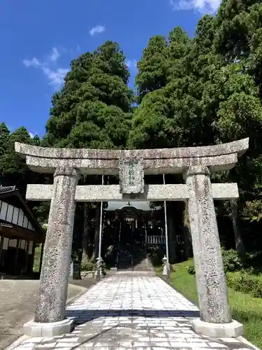 脊振神社の鳥居