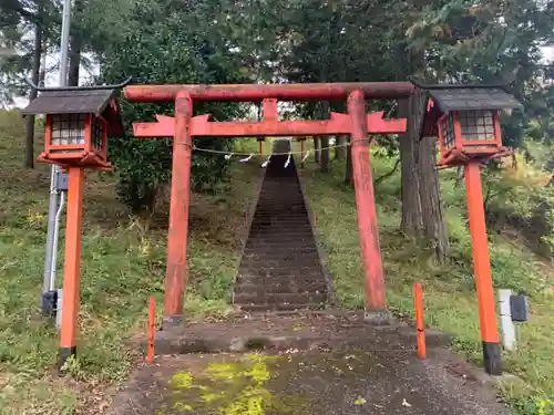 正一位 若草稲荷神社の鳥居