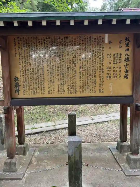 蚊里田八幡宮(長野県)