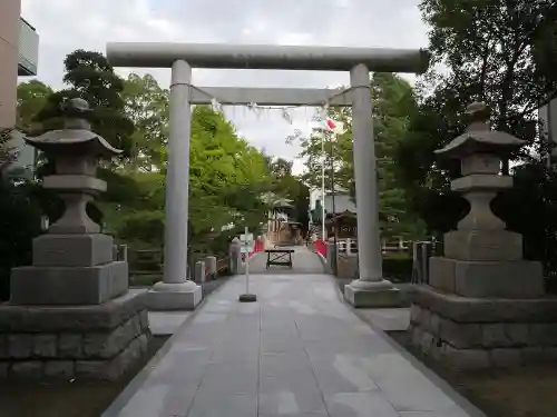 松戸神社の鳥居