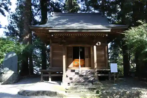 無夷山　箟峯寺の本殿