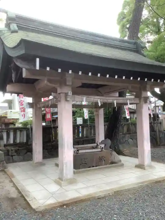 羽田八幡宮の手水舎