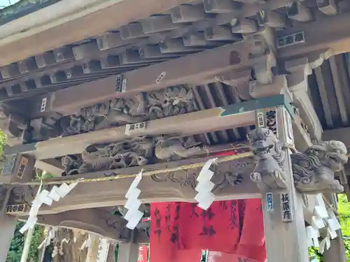 海南神社の手水舎