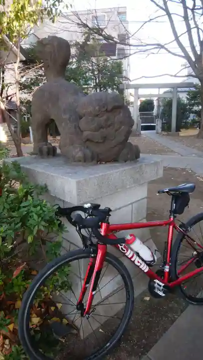 目白天祖神社の狛犬