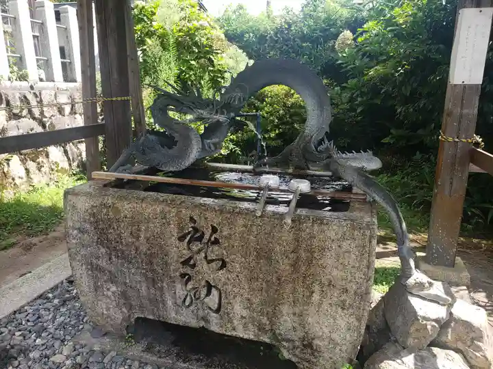 海津天神社の手水舎