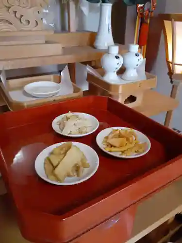 伏木香取神社の食事